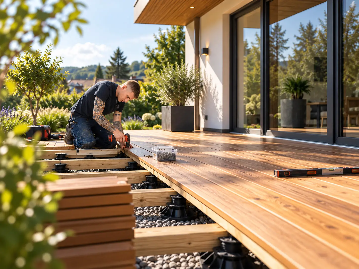 Holzterrasse