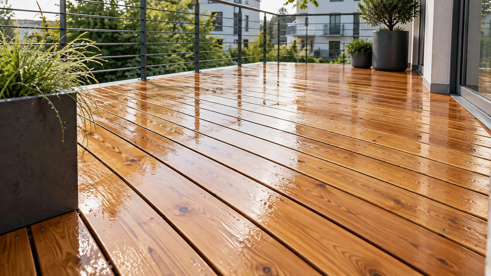 Holzterrasse