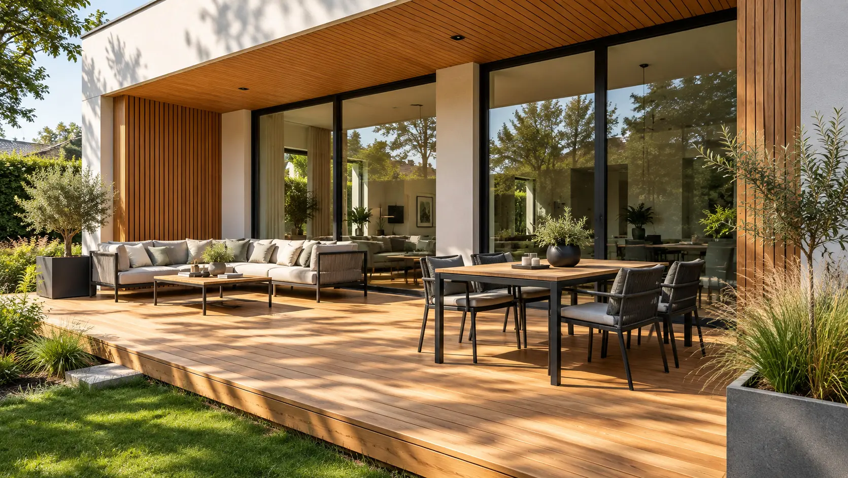 Holzterrasse