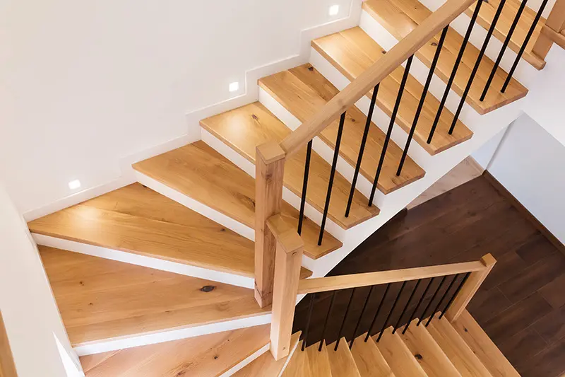 Treppe aus Holz